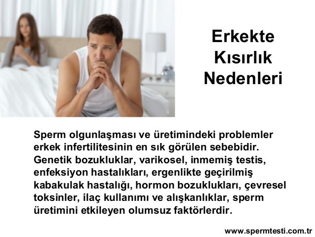 erkek infertilitesi